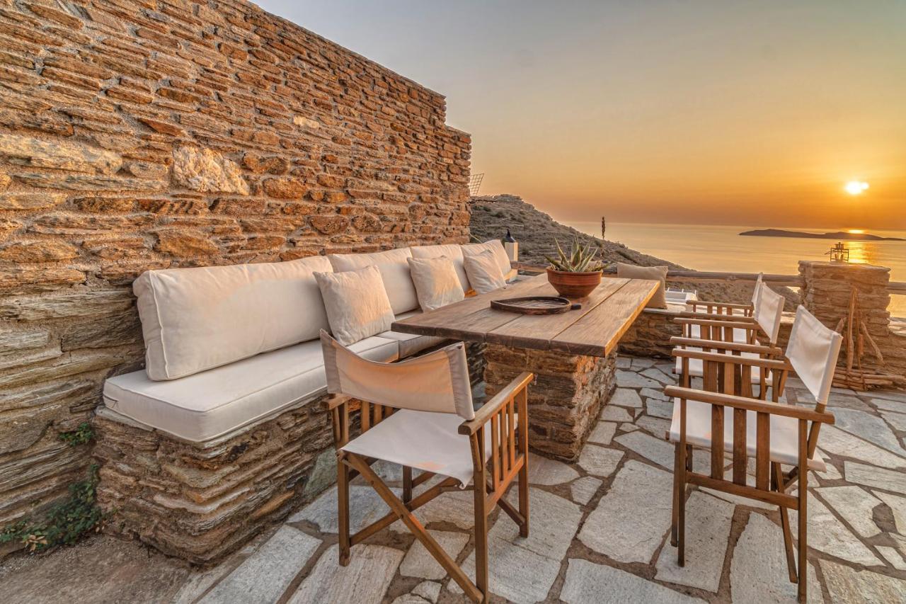 Irida Villa - Sea & Sunset Flats By Explore Andros 巴特斯欧 外观 照片
