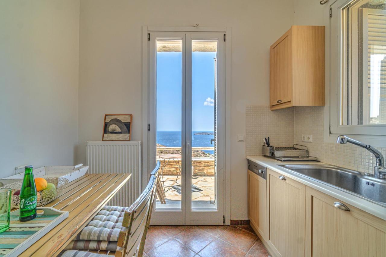 Irida Villa - Sea & Sunset Flats By Explore Andros 巴特斯欧 外观 照片